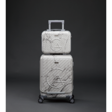 아젠 여행용 트롤리백 세트 마블 화이트 AGERN TRAVEL TROLLEY BAG SET MARBLE WHITE