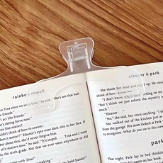 세일중 투명 책고정 집게 북스토퍼 악보고정 5P (스크러치 있음 기능정상) 5개 상품 이미지