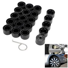 파사트 제타 보호 액세서리 휠 러그 너트 VW 볼트 캡 커버 제거 도구 포함 17mm 20, 20개