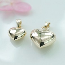 릴리앤코 14k 하트통통 팬던트 9mm 12mm
