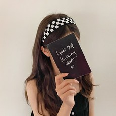 체커보드머리띠
