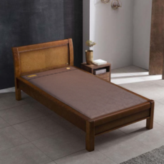 장수돌침대 7112-1 S 싱글 미네랄 황토볼 장수흙침대