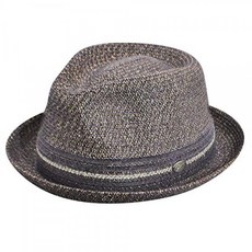 Bailey of Hollywood Vito Braided Trilby Navy Mix Small