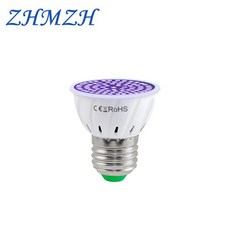 UV라이트 자외선살균 램프 전구 조명 E27 110V 220V 365nm 48 60 80 LED