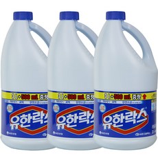 유한락스 레귤러(3L+500ml) x 3개 대용량 유한크로락스 살균 소독 표백, 3.5L