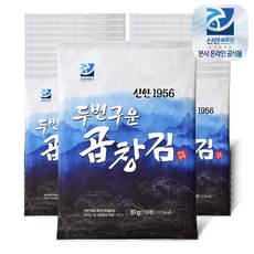 신안1956_두번구운곱창김(30g 10매)x20봉 /신안김/곱창김/두번구운곱창돌김, 1개당 [600g(30gx20봉)]