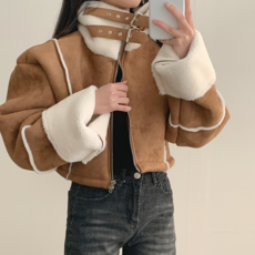 추천5 크롭무스탕
