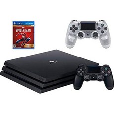 Sony PlayStation 4 Pro 1TB 콘솔 번들 Marvels Spider-Man : 올해의 게임 에디션 및 DualShock 4 무선, One Color_One Size, One Color_One Size, 상세 설명 참조0