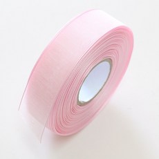 나모몰 포리오간디리본, 25mm 핑크, 45m, 1롤
