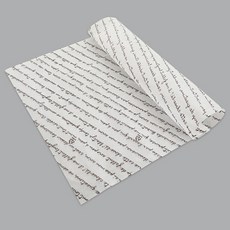 제이팩토리 샌드위치 포장지랩 햄버거 토스트 종이 포장지 35x25, 초코, 500개