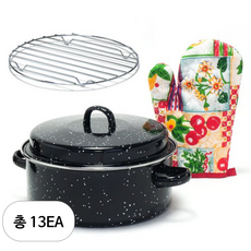 키친아트 V2 직화냄비 + 삼발이 + 장갑 세트 862, 13세트, 28cm