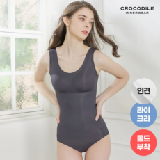 크로커다일 언더웨어 크로커다일 인견 라이크라 블랙 감탄슬리머+팬티 2종 CDW2N52_T. - 감탄슬리머