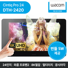 와콤 신티크 프로24 터치 액정타블렛 DTH-2420 전문가용, 신티크프로24터치/DTH-2420