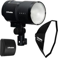 Profoto 카메라 소프트박스 박스 플래시 바운스 B10X 오프 연속 조명 번들과 Li Ion 배터리B10용 OCF 컴팩트 경량 3피트 옥타3개 품목 Q1399627, 1개