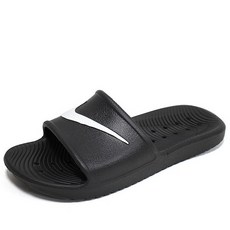 나이키 카와 샤워 슬리퍼 남자 여자 블랙화이트 832528-001 실내화