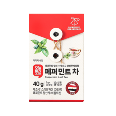 오늘좋은 페퍼민트 차 (2G), 2개, 20개입, 2g