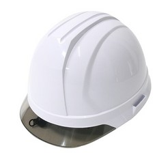 투게더 튼튼한 안전모 건설 공사장 투명창 안전모 헬멧 모자, 1개