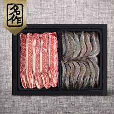 [리얼명작]LA갈비+흰다리새우 혼합세트, 1개