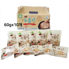 _ 창대사랑 가마솥 간편찹쌀 누룽지60gx10개, 간편찹쌀누룽지60g x 10개
