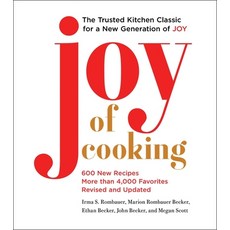 (영문도서) Joy of Cooking: 2019 Edition Fully Revised and Updated Hardcover, Scribner Book Company