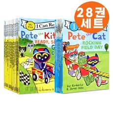 [경컴퍼니] 국내 아이캔리드 피트더캣 28권 세트 I can read pete the cat 영어원서 음원제공