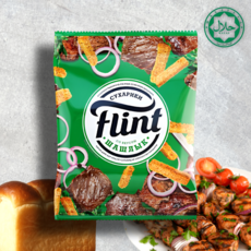 Сухарики Flint со вкусом шашлыка, 100 г