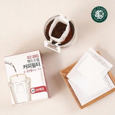(본사직영)제임스티스푼 30매입 빅사이즈 대용량 필터 드립백 핸드드립 커피필터 (1-3인용), 30개입, 1개