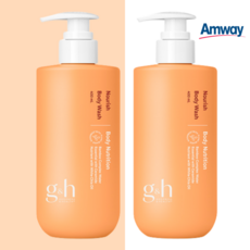 암웨이 G&H 너리쉬+ 바이옴 뉴트리션 바디워시 400ml 2개, 1개