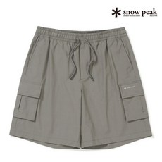 SNOWPEAK 스노우피크 APPAREL S24MUDHP14 클랜드 우븐 카고 반바지 Dark Gray S24MUDHP14DG