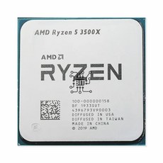 CPU 교체 호환 AMD Ryzen 5 3500X R5 36 GHz 6 코어 스레드 프로세서 7NM 65W L3 32M 100 000000158 소켓 AM4 - 라이젠3500x