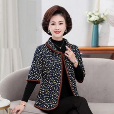[PINK LITCHI]중년여성 가을 할머니 패딩조끼 엄마옷 b8 zhuo924