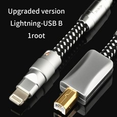 케이블 Xangsane 하이파이 USB OTG A to B 타입 C 5N OCC 조명 오디오 디코더 DAC 사운드 카드 A-B 차폐, 05 lightning-USB B_04 3m - ifigobar