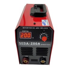 세다용접기 디지털 DC 아크 용접기 자동 용접면 세트, SEDA-200A, 1세트