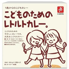 CANYON SPICE 兒童咖哩調理包 淡路洋蔥, 80公克 x 2袋入, 160g, 1盒