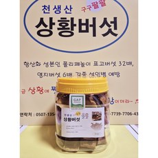 [천생산] 두번 건조한 2년산 상황버섯 (직접재배), 1박스, 1kg