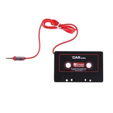 카세트 Aux 케이블 어댑터 오디오 또는 전화 MP3 CD 플레이어 스마트폰 자동차 테이프 컨버터 3.5mm 잭 플, 협력사, 한개옵션0, 한개옵션0