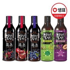 [샘표] 백년동안 프리미엄 흑초 900ml 3병 골라담기, 12_복분자1+블루베리1+그린파워1, 상세설명 참조