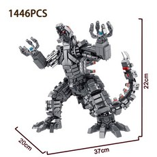 전문가 아이디어 몬스터 메카 기계 고질라 Moc 모델 빌딩 블록 영화 액션 Figrues Toys, [08] Stytle 06