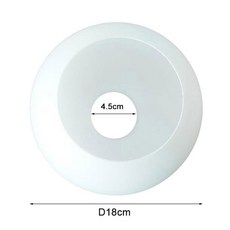 백색 글로브 유리 램프 쉐이드 D4cm D3cm 개방 E27 E14 밀키 전등갓 교체 부품 샹들리에 조명 액세서리, 8) D18cm