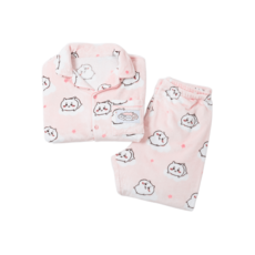 먼작귀 수면잠옷(PINK) 귀여운커플잠옷 따뜻한파자마