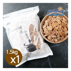 [새벽바다] HACCP인증 식사대용 간편식 대용량 해초누룽지 1.5kg SENU15H1, 1개, 1개