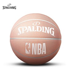 NBA 스팔딩 농구공 핑크색 컬러 7호 PU 실내외겸용 핑크 농구공 76-608Y