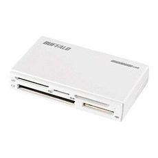 버팔로 (BUFFALO) USB3.0 멀티 카드 리더 하이 엔드 모델 화이트 BSCR500U3WH, 1개