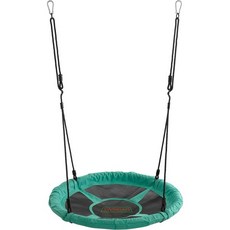 텐트가 있는 용 나무 그네 받침 접시 40 in Tree Swing Saucer 야외 600Lb 무게 용량 디스크 원형 스윙 스윙세트 야외용 서클 자이언트 플라잉 스윙 - 그린, Green