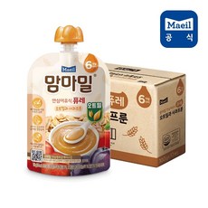 매일우유 매일 맘마밀 오트밀프룬사과 100g 10팩 이유식, 10개 - 맘마밀오트밀