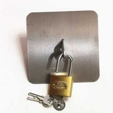 양문형 버클 스테인레스 냉장고 열림 업소용 도어 시건장치 잠금, 1. 냉장고 잠금장치, 1개