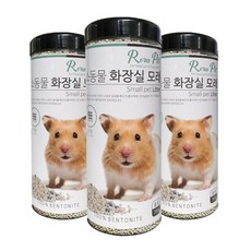 로라펫 소동물 화장실모래, 700g, 3개