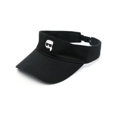 Karl Lagerfeld(칼 라거펠트) 아이코닉 로고 프린트 선캡