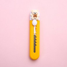 36개 몫 고양이 발 아보 과일 유틸리티 나이프 귀여운 종이 커터 절단 면도날 오 학교 공급 편지지 선물, L, 1개