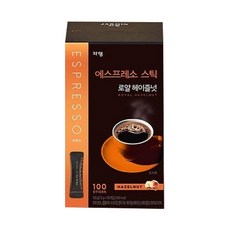 쟈뎅 에스프레소 스틱 콜롬비아수프리모 로얄헤이즐넛 100T 원두커피, 1g, 100개입, 1개